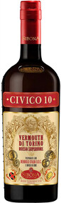 Вермут «Sibona Civico 10 Vermouth di Torino Rosso Superiore», 0.75 л
