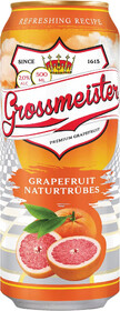 Пивной напиток Grossmeister Naturtrubes Grapefruit нефильтрованный 2%, 500 мл