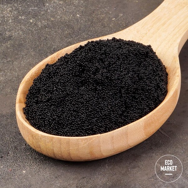 Тобико чёрная икра летучей рыбы ~ 200гр.