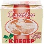 Сливки Клевер для взбивания 35 %, 500 мл., тетра-пак