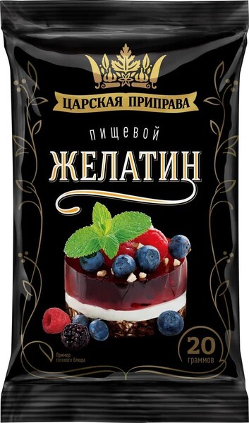 Желатин Царская приправа пищевой, 20 гр., флоу-пак