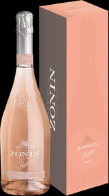Вино игристое розовое брют «Zonin Prosecco Rose» 2021 г., в подарочной упаковке, 0.75 л