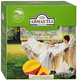 Чай Ahmad Tea Mango Souffle Green Tea Манговое суфле, 20п*1,8г