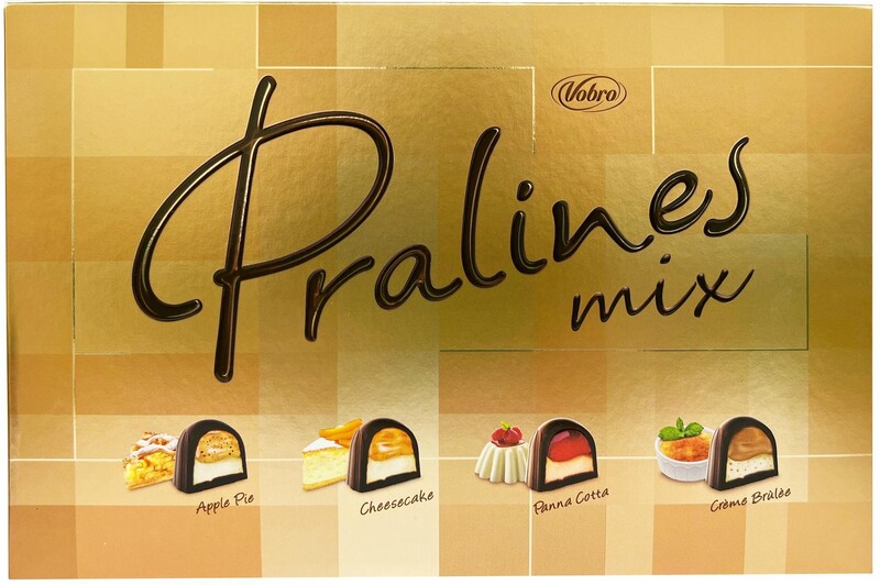 Набор конфет Vobro Пралине микс 4 вкуса набор конфет 290 гр., картон