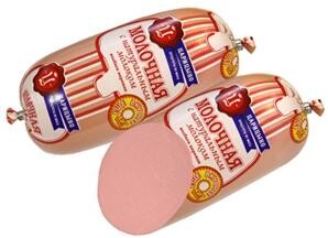 Колбаса Царицыно молочная с натуральным молоком вареная D65, 500 гр., оболочка