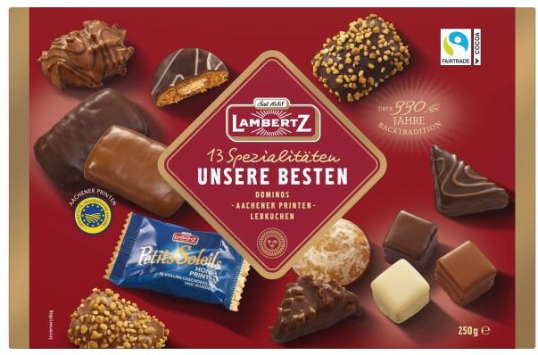 Печенье Lambertz Unsere-Besten, 250 г