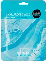 Маска тканевая для лица CONSLY с гиалуроновой кислотой, 25 мл