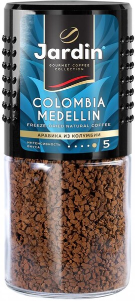 Кофе Jardin Colombia Medellin сублимированный, 95г