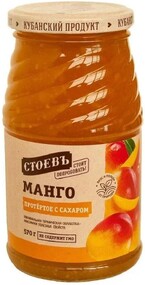 Манго «Стоевъ» протертое с сахаром, 570 г