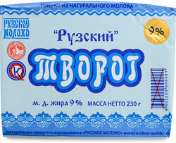 Творог Рузское молоко Рузский 18% 230 г
