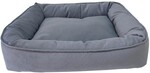 Лежак для домашних животных HOMEPET Карамель Микровелюр, 50х45х15 см