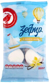 Зефир АШАН Красная птица Ванильный, 250 г