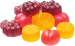 Мармелад жевательный Jellycious Gummy Gummy со вкусом персика, винограда, апельсина 70г