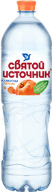 Вода питьевая Святой Источник со вкусом персика 1.5л
