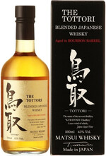 Виски японский «The Tottori Bourbon Barrel» в подарочной упаковке, 0.5 л