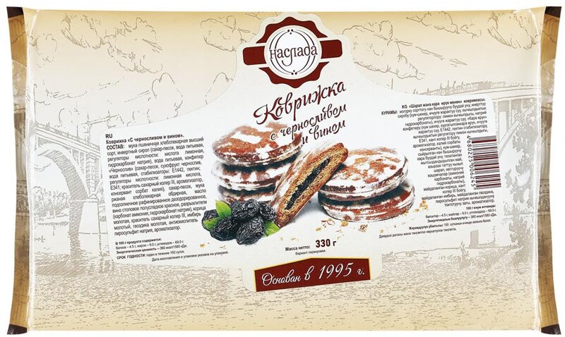 Коврижка Наслада с черносливом и вином 330г