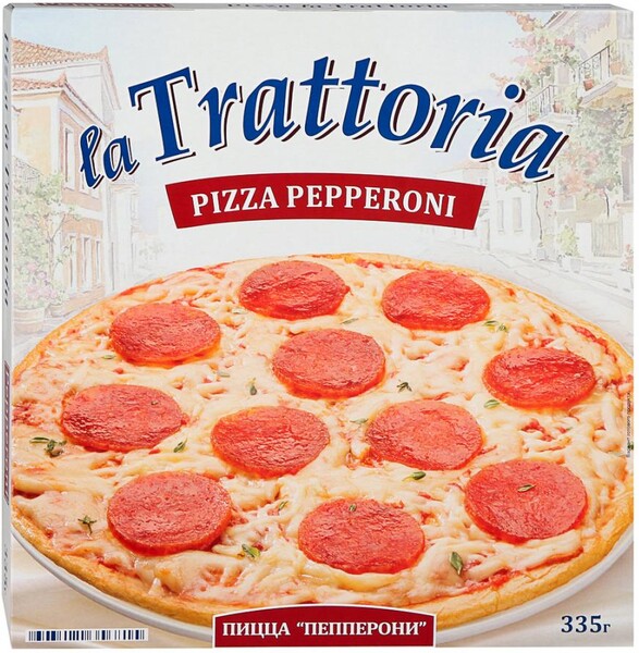 Пицца La Trattoria Пепперони, 335г