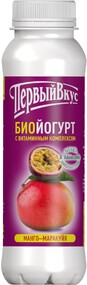 Биойогурт «Первый вкус» Манго-маракуйя  2,5%, 270 г