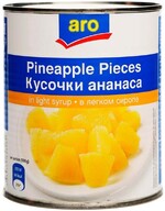 Кусочки ананасов ARO, 3100 мл X 1 штука