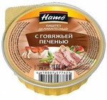 Паштет Hame деликатесный с говяжьей печенью, 75 гр., ламистер