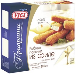 Палочки рыбные Vici из филе тресковых рыб 400г