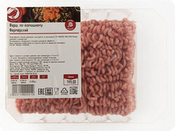 Фарш АШАН  По-домашнему из свинины и говядины, 400 г