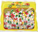 Мини карамель SLASTI начинка микс апельсин,киви,лим,сл/клуб,сл/перс., 250 гр., флоу-пак