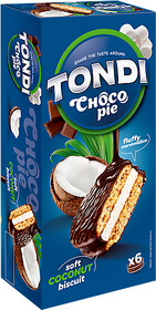 Кондитерское изделие «Яшкино» Tondi choco Pie кокосовое, 180 г