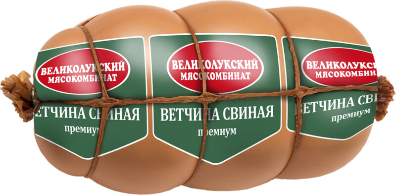 Ветчина Великолукский МК свиная премиум 500г