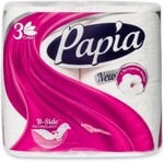 Бумажные полотенца Papia maxi белые трёхслойные 2 шт.,  ПЭТ