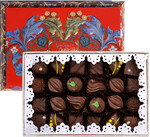 Набор шоколадных конфет Ларец, Красный Октябрь, 520 гр.