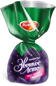 Конфеты Звонкое лето, Рот Фронт, вкус черной смородины