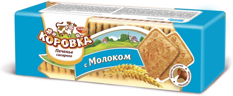 Печенье Коровка с молоком, Рот Фронт, 375 гр.