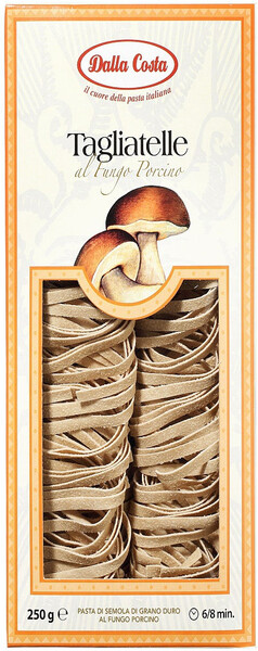 Макаронные изделия без яиц Тальятелле с белыми грибами 250г