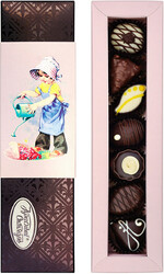 Набор шоколадных конфет Старинная открытка, пенал, Красный Октябрь, 75 гр.