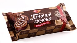 Рулет Птичье молоко сливочный вкус, Рот Фронт, 200 гр.