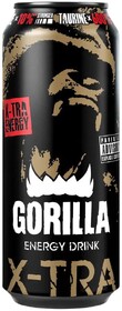 Напиток энергетический Gorilla Extra, 500 мл., ж/б