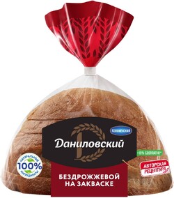 Хлеб ржано-пшеничный Коломенский Даниловский, нарезка, 350 г