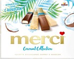 Конфеты шоколадные Merci  кокос 250 гр., картон