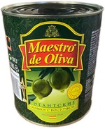 Оливки Maestro de Oliva Гигант с/к 3 кг., ж/б