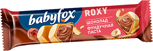 Вафельный батончик Babyfox Roxy с ореховой начинкой