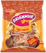 Пряники Любимые с ореховым вкусом, Рот Фронт, 400 гр.