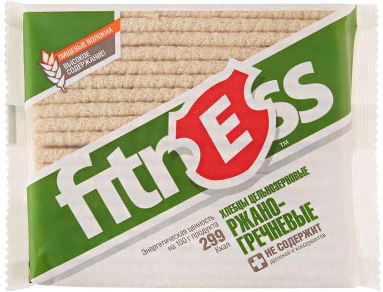 Хлебцы ржано-гречневые Елизавета цельнозерновые 90 г