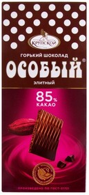 Шоколад Особый горький 85% какао КФ имени Н.К. Крупской 88г