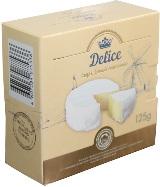 Сыр мягкий «Калория» Делис с белой плесенью 50%, 100 г