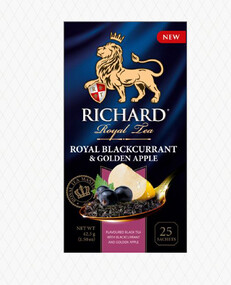 Чай Richard Royal Blackcurrant & Golden Apple черный 25 пакетиков