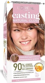 Краска-уход для волос L'Oreal Paris без аммиака Casting Natural Gloss оттенок 723 Пряничный латте