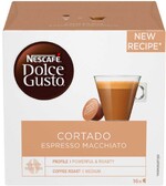 Капсулы Nescafe Dolce Gusto Cortado Espresso Macchiato 16 штук по 6.3 г