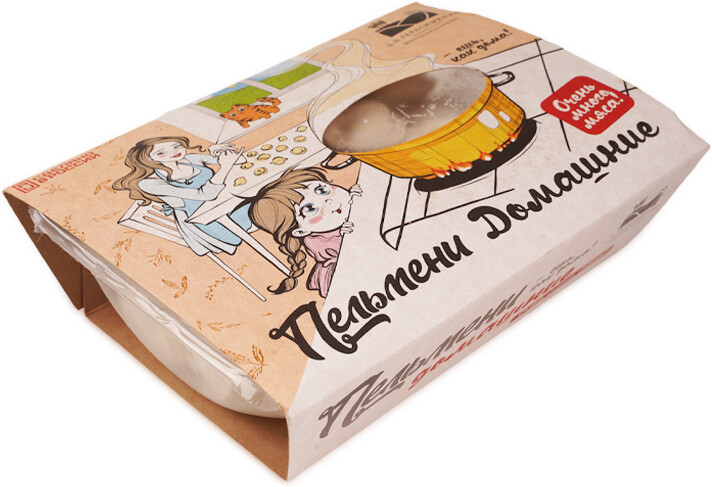 Пельмени фермерское хозяйство Домашние 450г, Россия