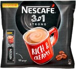 Кофейный напиток Nescafe 3 в 1 Крепкий растворимый 16 г 50 шт.